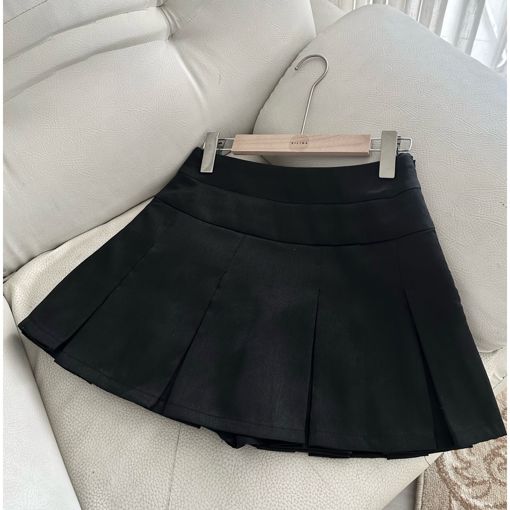 [Mã LAZFASHION42 - giảm 15% đơn từ 349k] CHÂN VÁY XẾP LY TRẺ TRUNG - SILING