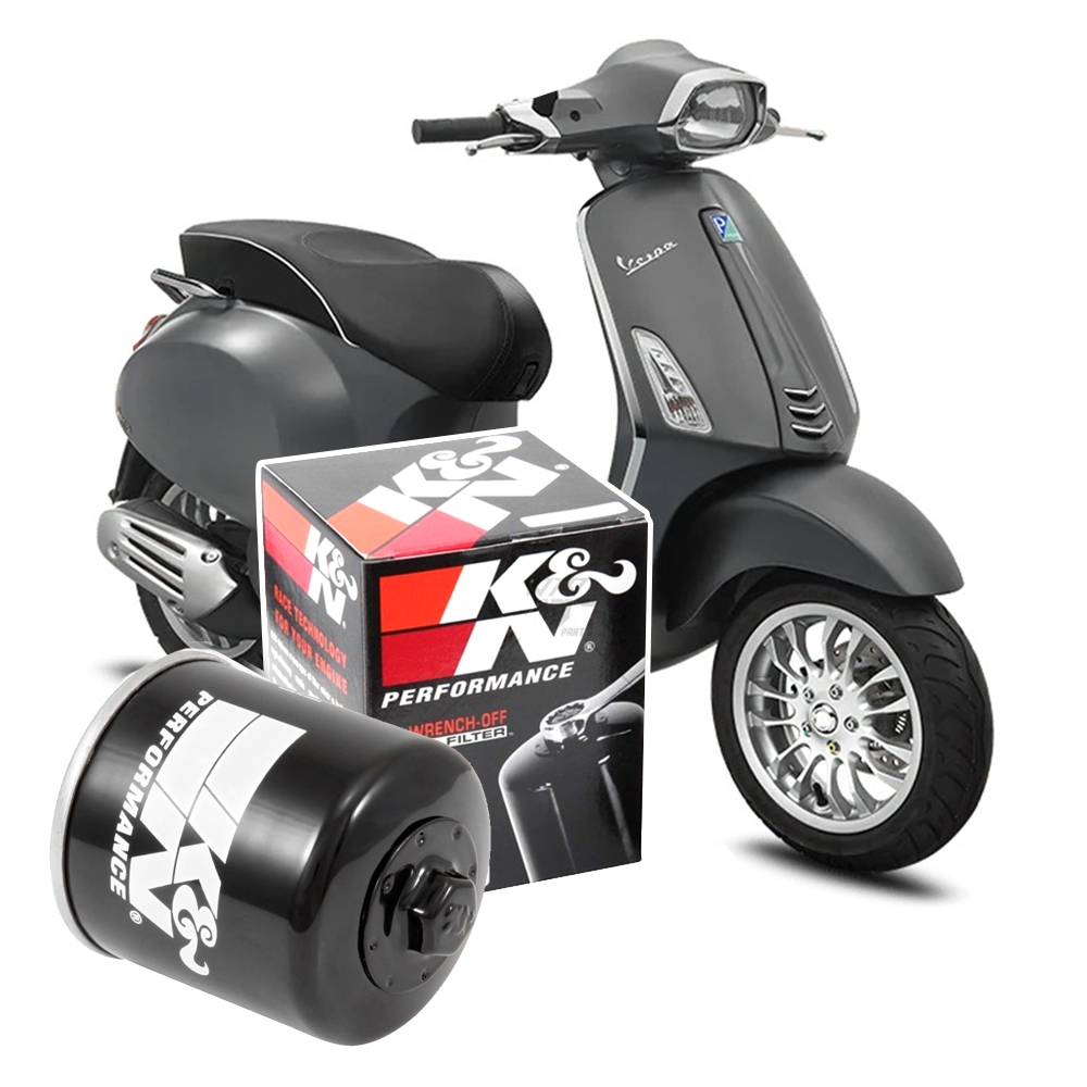 Lọc nhớt k&n kn-183 xe vespa sprint , liberty , gts , zip ... chính hãng