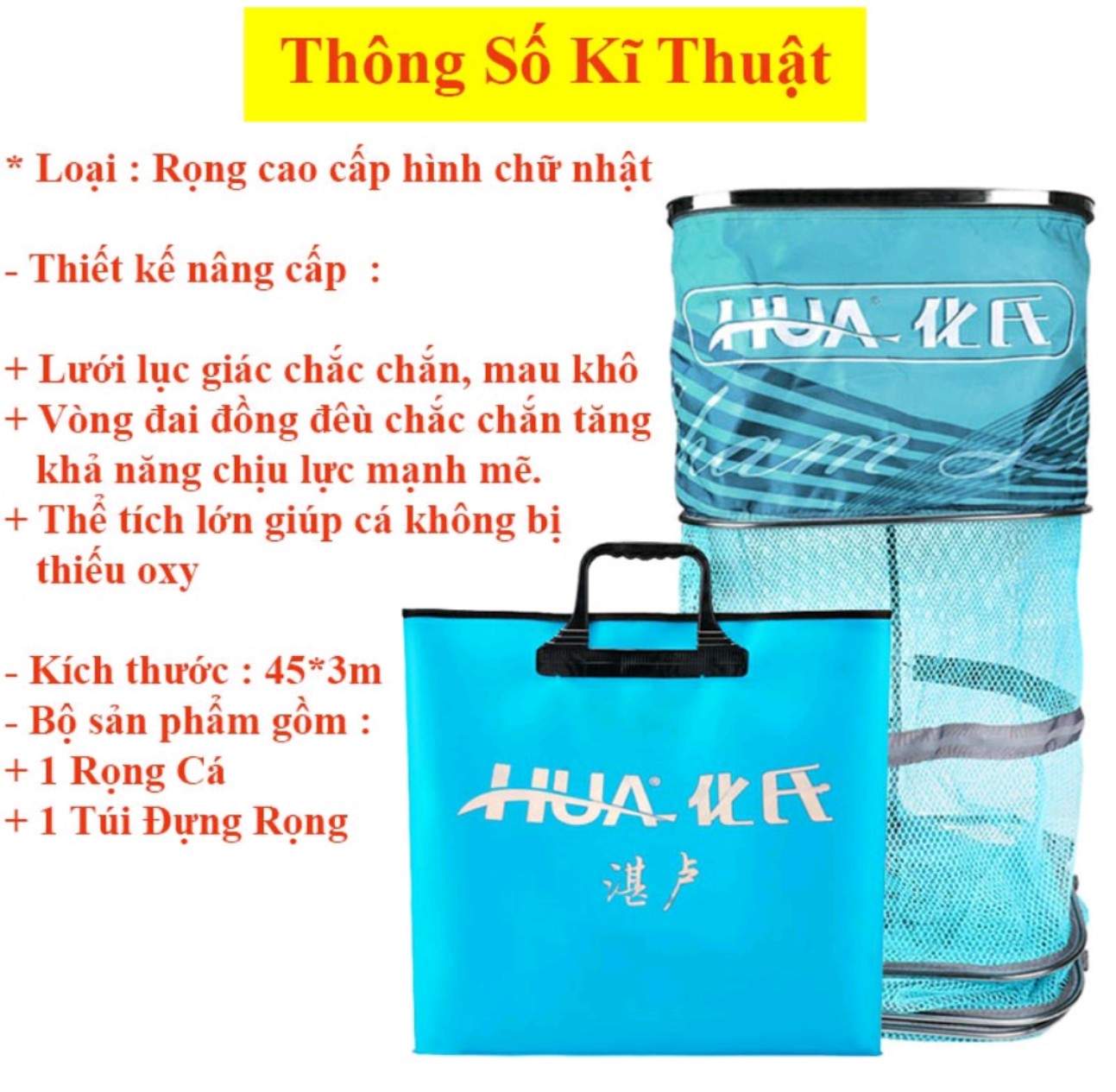 Giỏ Đựng Cá Rọng Đựng Cá KK-1