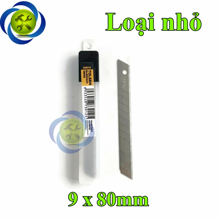 Lưỡi dao rọc giấy tolsen 30012 9x80mm