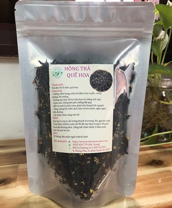 Hồng trà quế hoa túi 100g