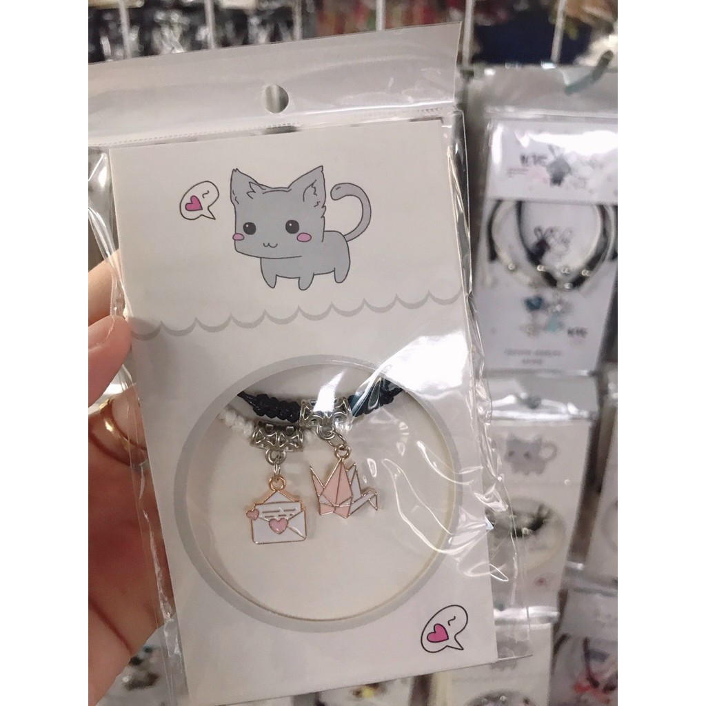 [HCM]LẮC TAY DÂY DA CẶP ĐÔI SIÊU CUTE 9 MẪU