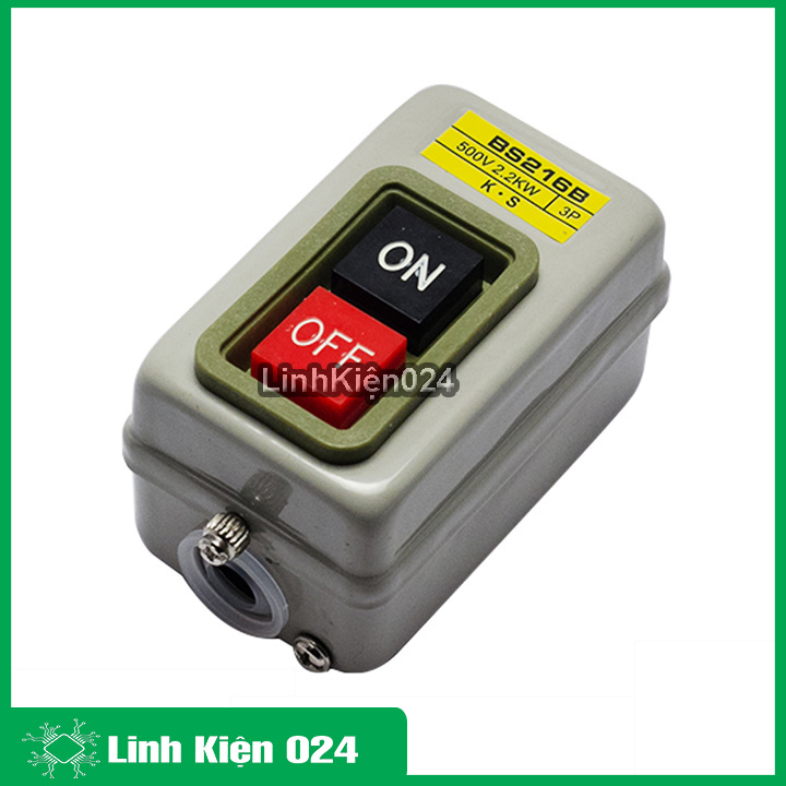 Công tắc nút nhấn 3 pha 380v bs230b