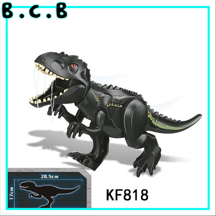 Đồ chơi lắp ráp sáng tạo Mô hình Khủng long Minifig Moc Dinosaurs Jurassic Park Tyrannos KF818