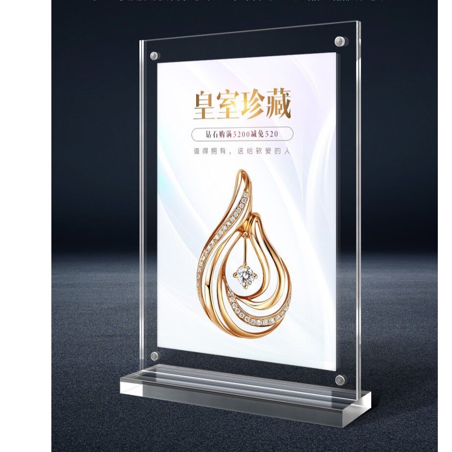 Kệ mica để bàn cao cấp A4-A5-A6 hàng CAO CẤP