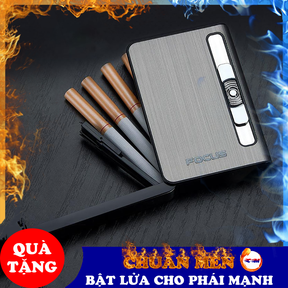 Hộp đựng thuốc Chuẩn Men kiêm bật lửa gas dạng lửa khò độc lạ - GD0450