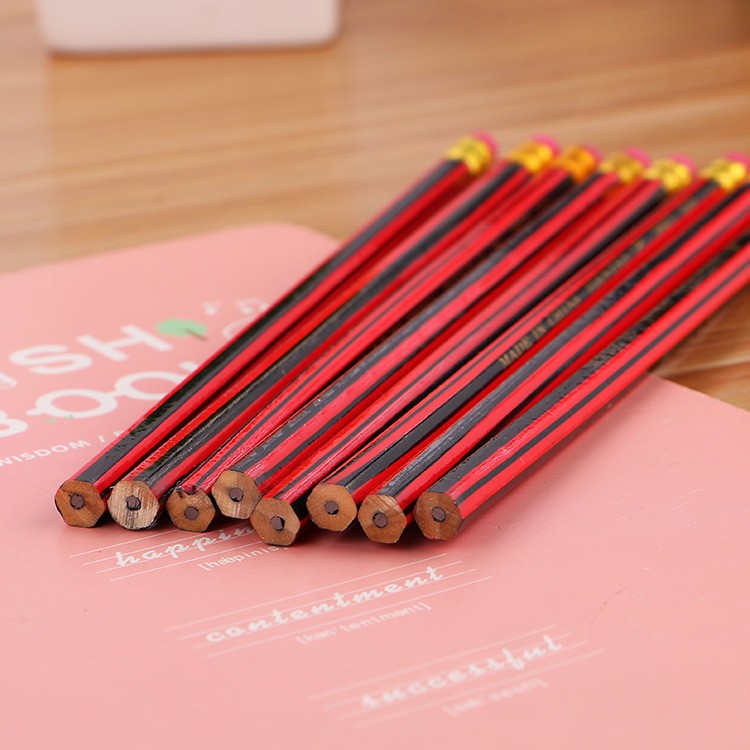 Bút chì HB 19cm kèm tẩy