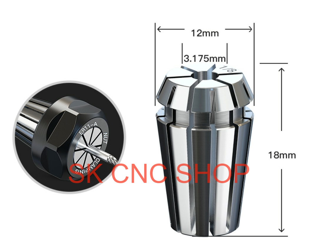 Kẹp mũi phay er11 - collet er11 - sk cnc shop