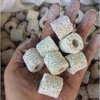 Sứ viên trắng vật liệu lọc cho hồ cá cảnh