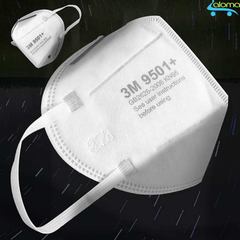 Khẩu trang y tế chuẩn N95 chính hãng 3M 9502+ kháng khuẩn lọc bụi mịn PM2.5 ngăn ngừa virus