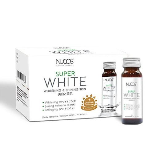 Nước Uống Dưỡng Trắng Da Nucos Super White ( Tặng 2 Chai)