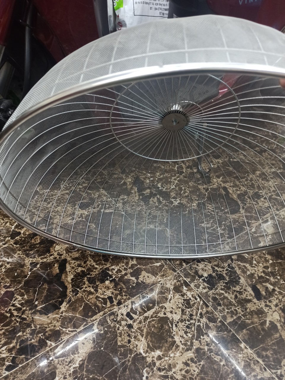 LỒNG BÀN INOX DẠNG LƯỚI PHI 50-60CM