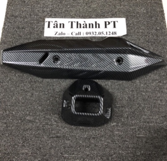 Ốp pô & chụp đít pô Carbon Vario 2018-2019