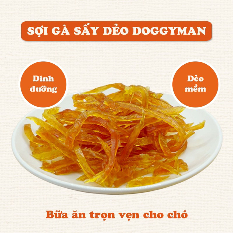 Sợi gà sấy dẻo 80gr DoggyMan