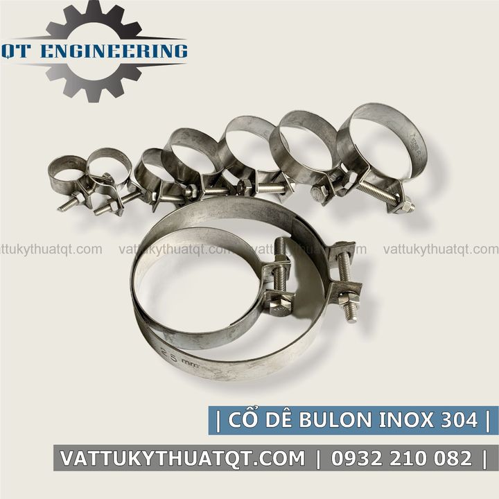 Cổ Dê Bulong Inox 304 (Phi 25,30,35,45,50) | VATTUKYTHUATQT.COM