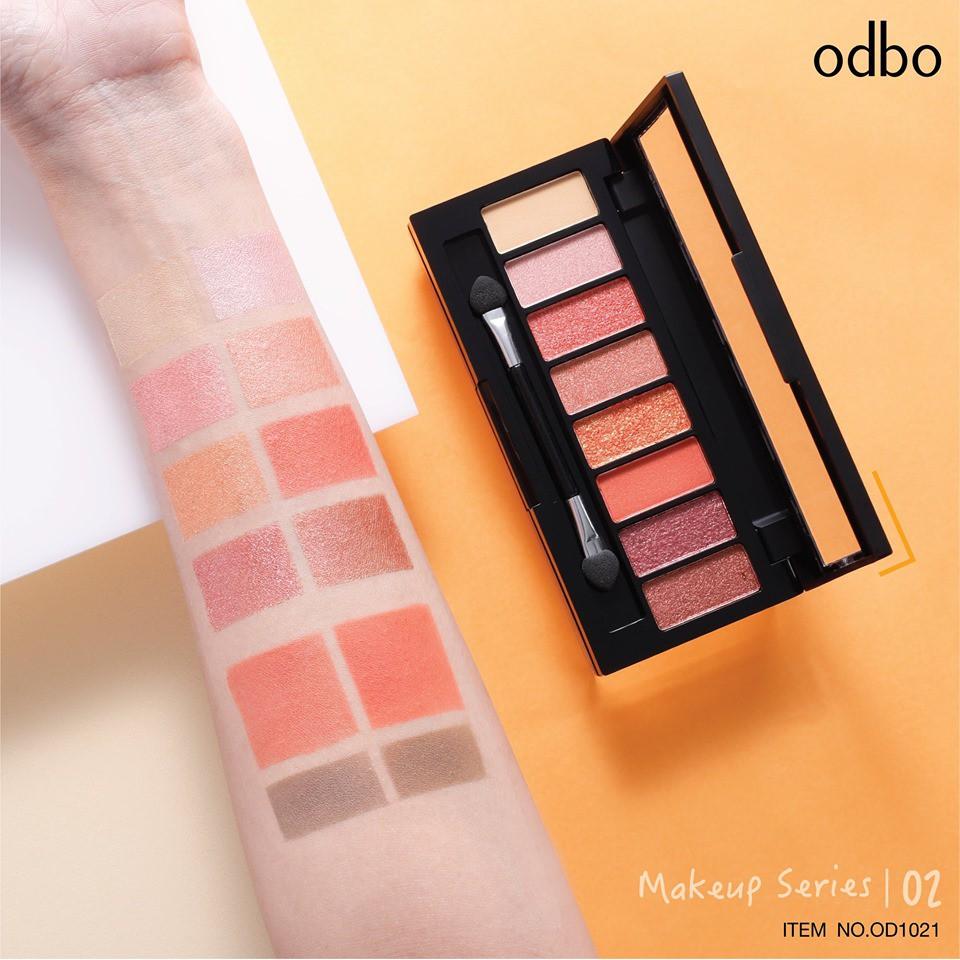 Set Phấn Mắt - Mày - Má Hồng Odbo Makeup Series No4