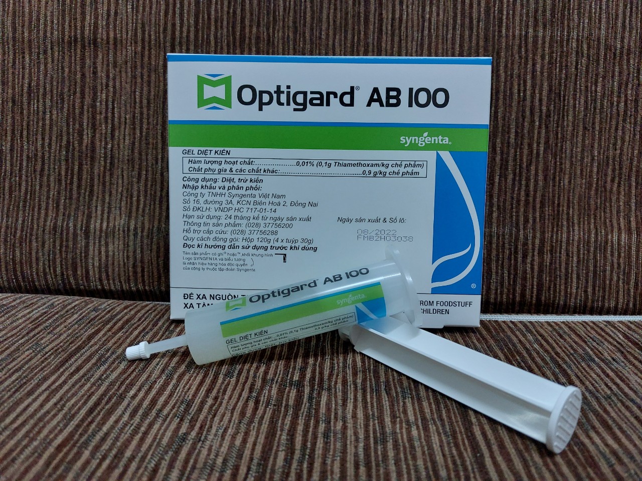 Bả gel diệt kiến sinh học OPTIGARD AB 100 (ống xilanh 30gr)