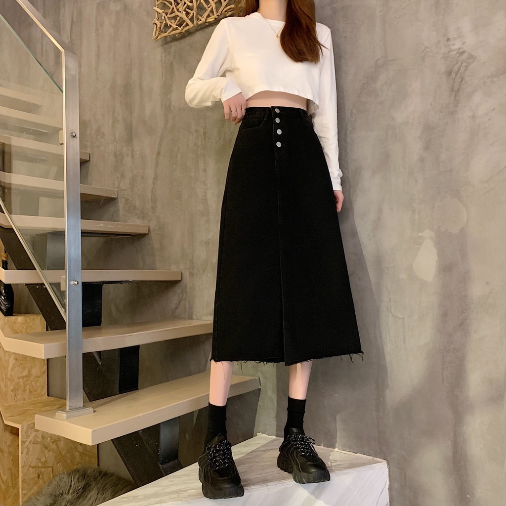 Áo Croptop Dài Tay Phong Cách Hàn Quốc