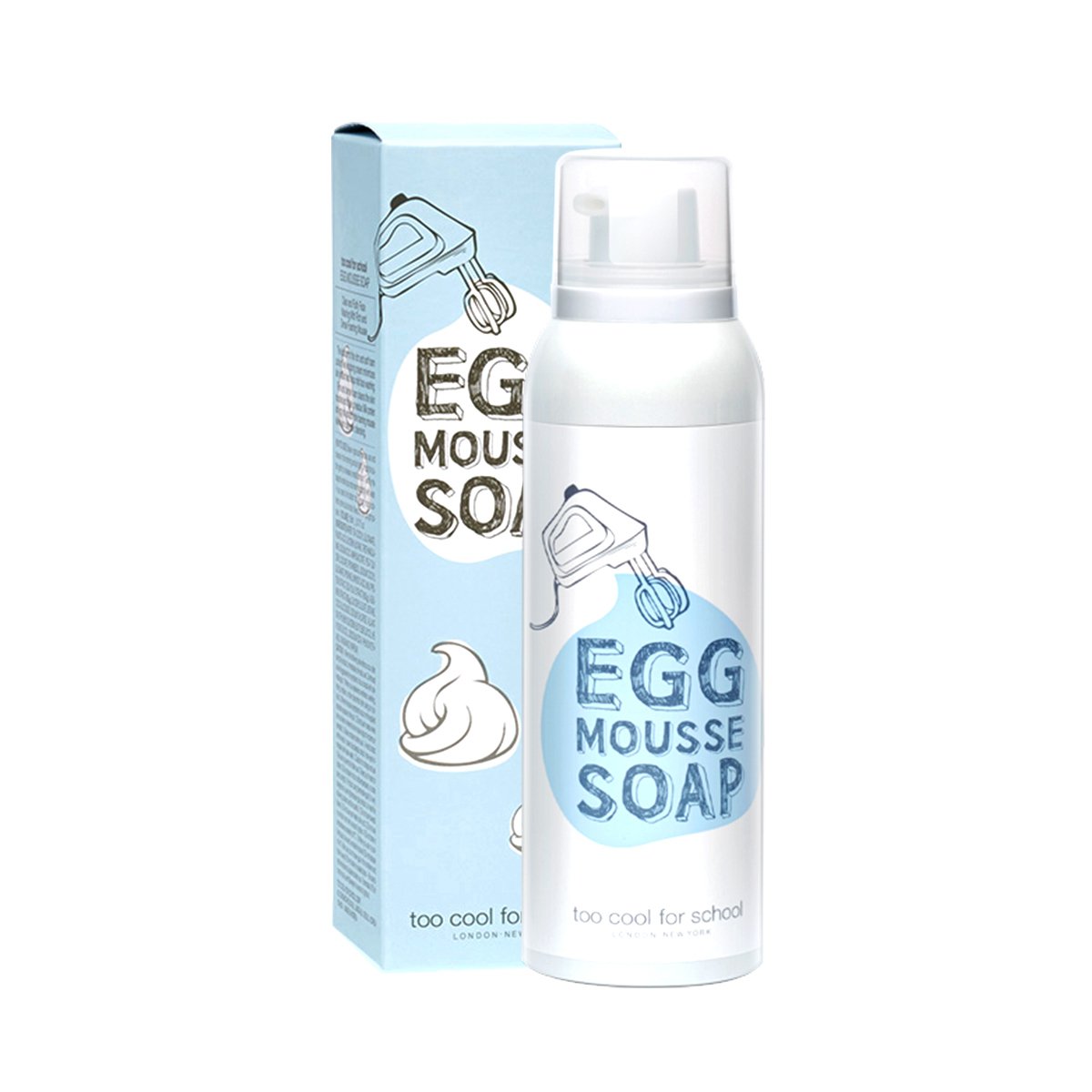 SỮA RỬA MẶT TOO COOL FOR SCHOOL EGG MOUSSE SOAP 150ML