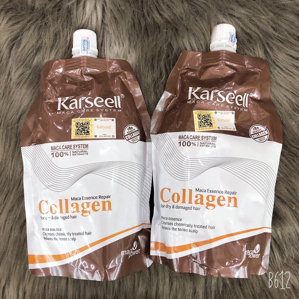 Steaming collagen oil to restore damaged hair Karseell 500ml (Genuine product)