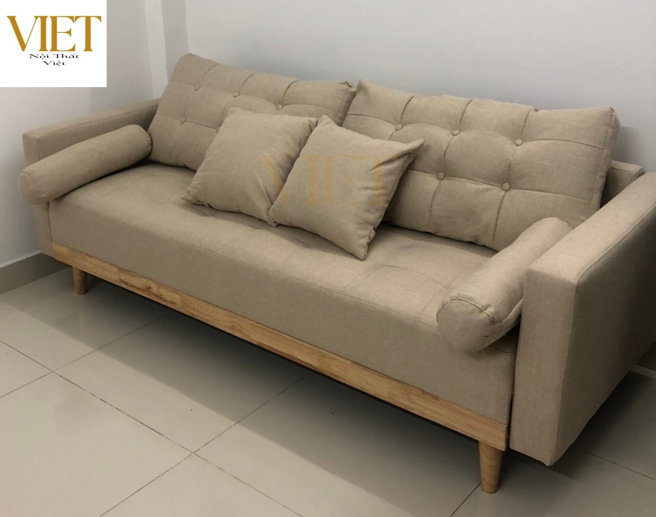 SOFA CÓ TAY , SOFA PHÒNG KHÁCH HIỆN ĐẠI ( TẶNG KÈM 4 GỐI )