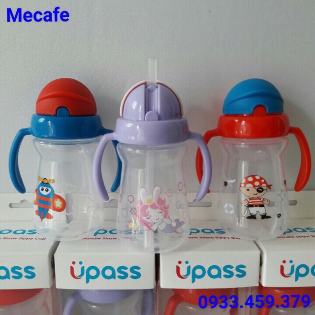 Bình tập uống nước UPass 150ml hàng Made in Thái Lan