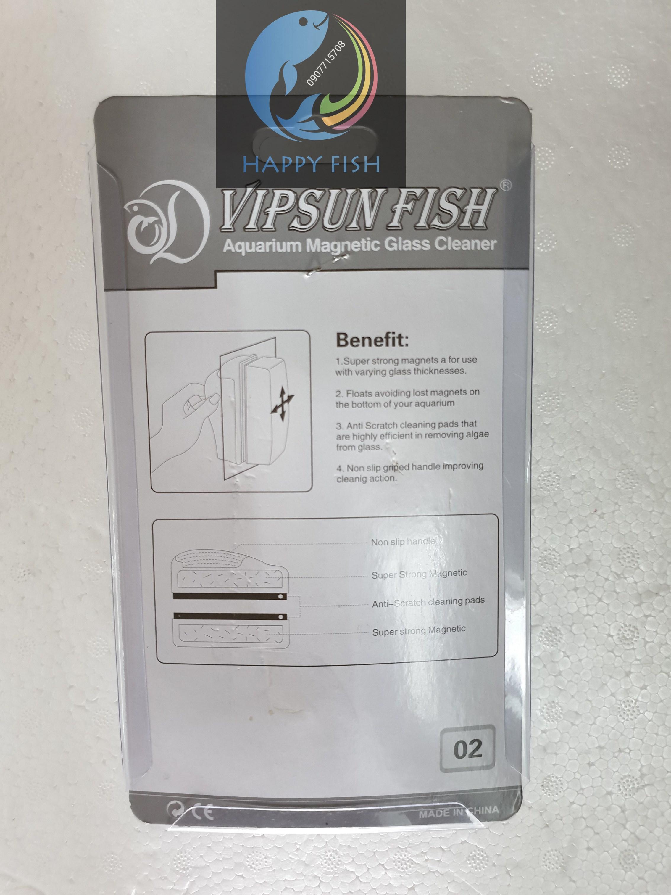 Nam Châm Vệ Sinh Hồ Cá Vipsun Fish 02