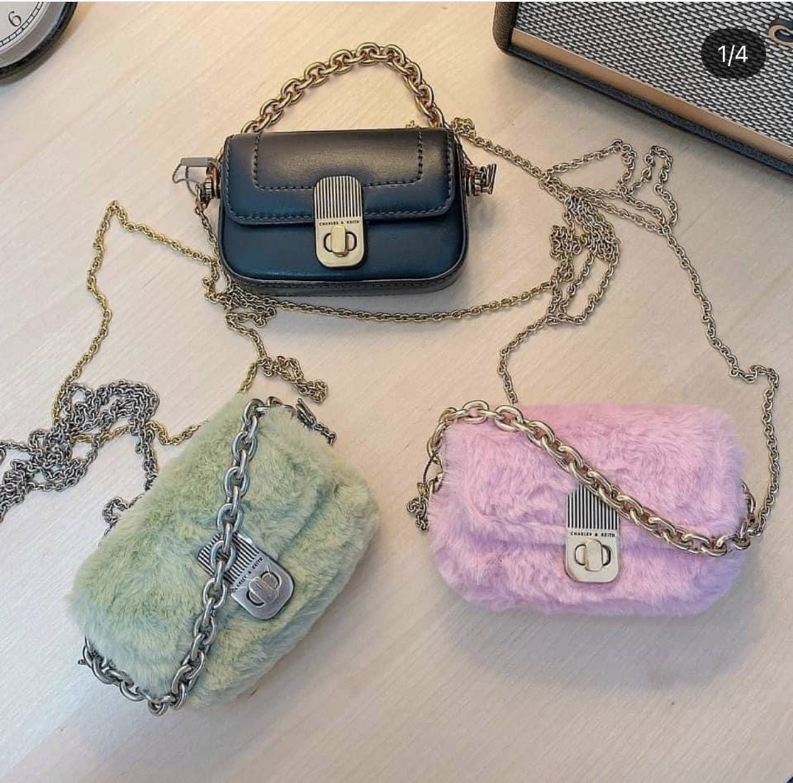 Túi CNK. Mini Đeo Chéo Xinh Xắn Size10cm (Authentic Tuồn)