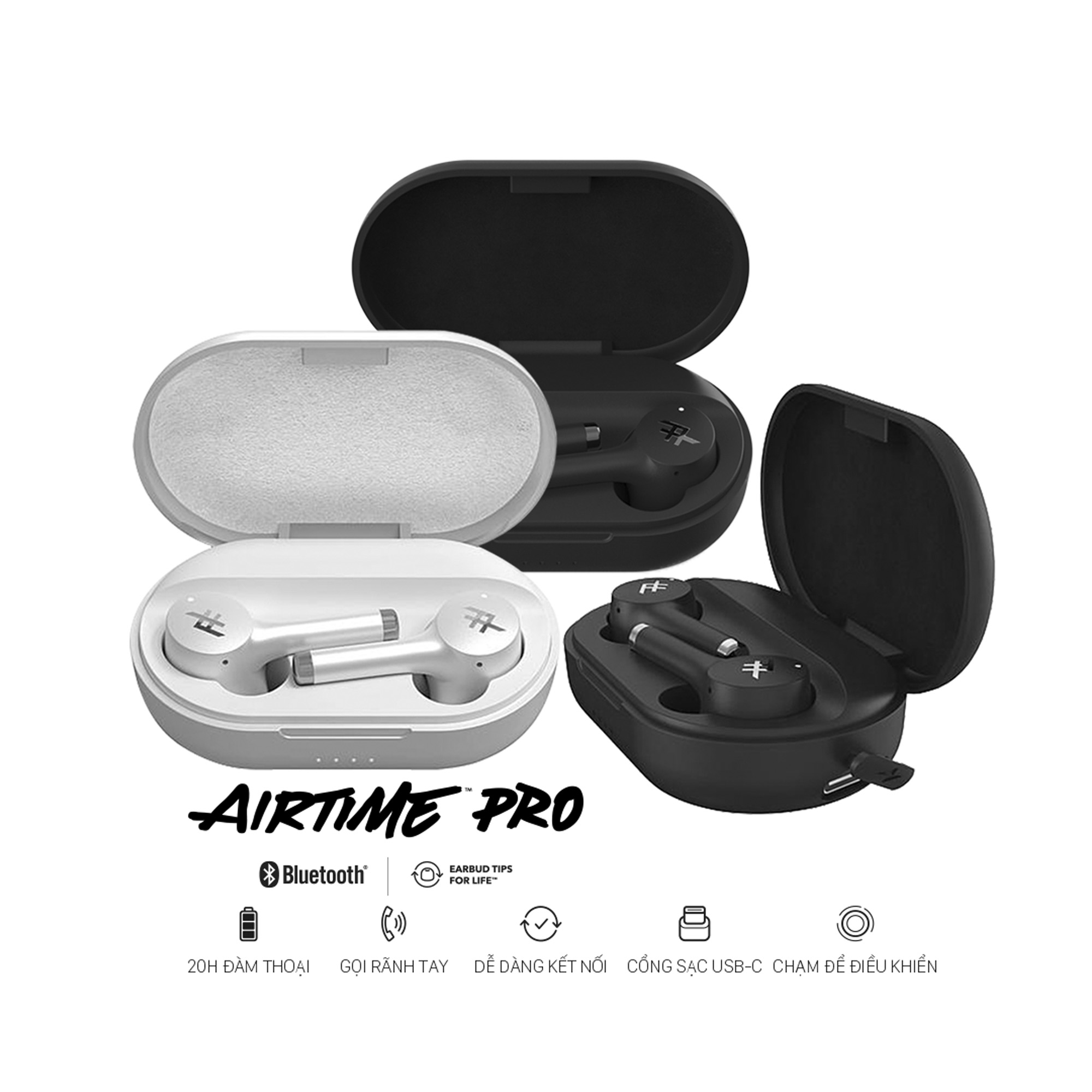 Tai nghe iFrogz earbud không dây Airtime pro