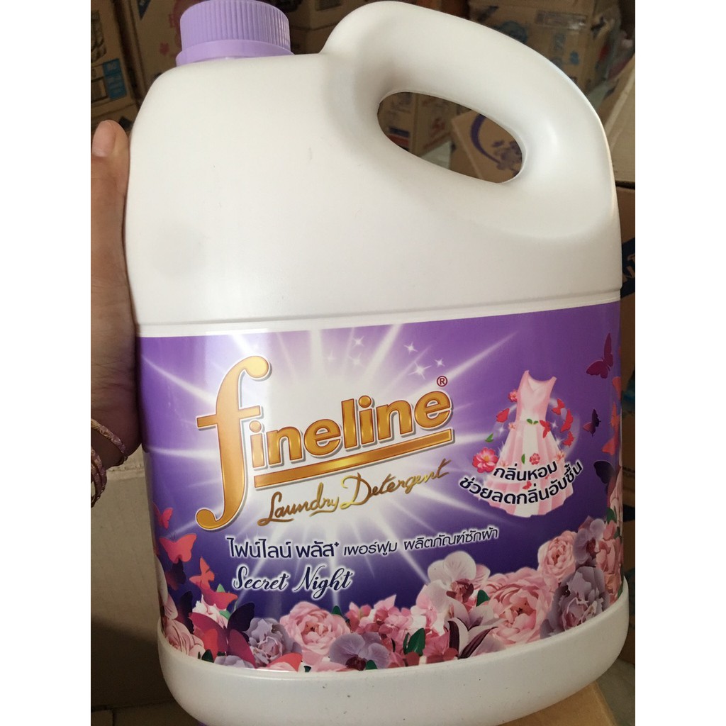 NƯỚC GIẶT XẢ FINELINE [ TÍM MẪU MỚI] 3000ML THÁI LAN