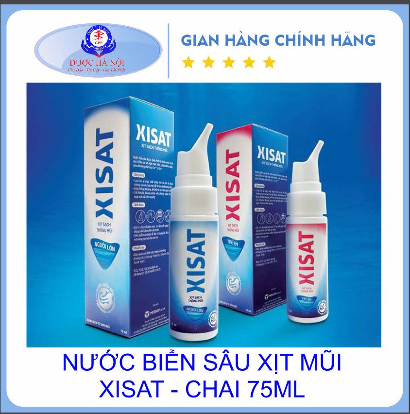 Nước Biển Sâu Xịt Mũi Xisat (Chai 75ml)