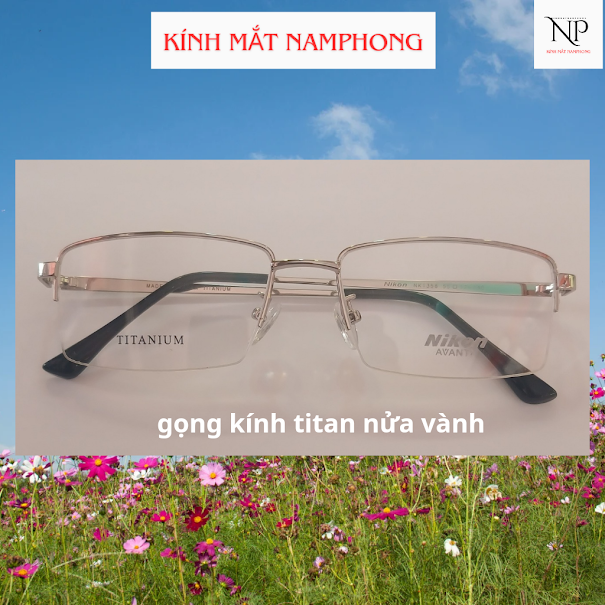 Gọng kính titanium NI KON SẺ CƯỚC