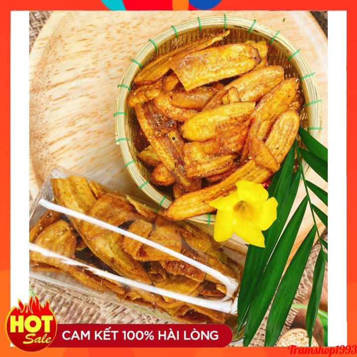 500gr Chuối mè sấy giòn loại ngon