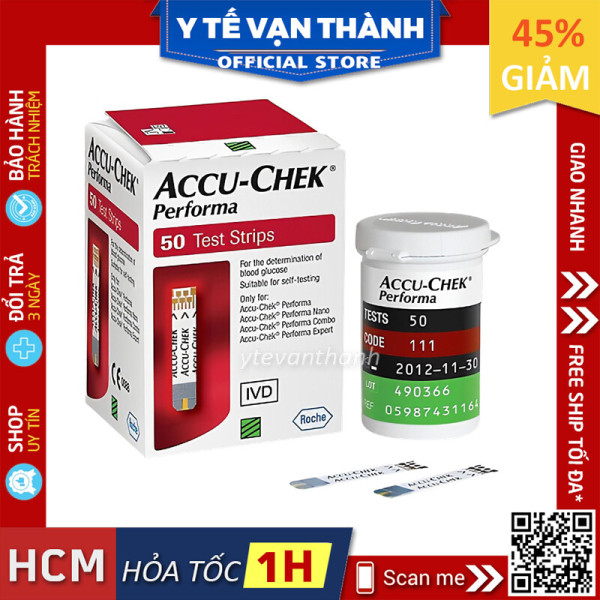 ✅ Que Thử Đường Huyết- Accu Chek Performa, (AccuChek - Accu-Chek) (Date Xa) -VT0059 [ Y Tế Vạn Thành ]