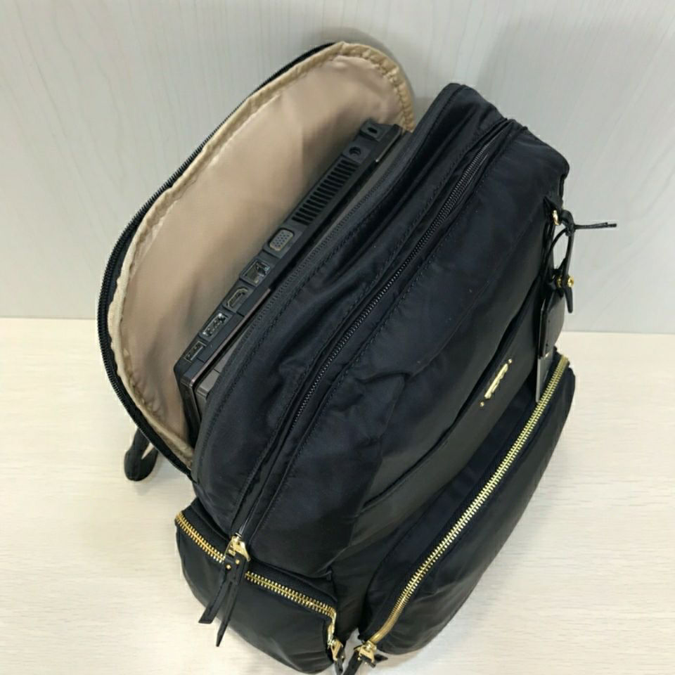 【Ready Stock】2022TUMI-Nylon leisure backpack, large capacity, waterproof travel bag, multi-functional computer bag for men and women