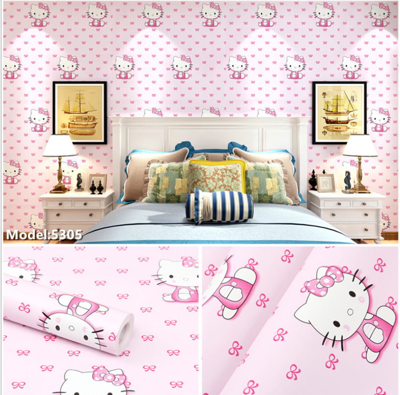 Decal giấy dán tường cho trẻ em bst03 cuộn 5m và 1m