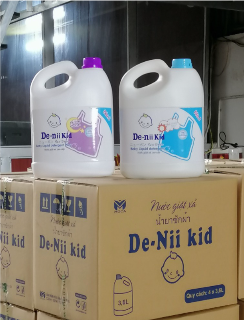 Nước giặt Denii kid can 3,6l hàng công ty