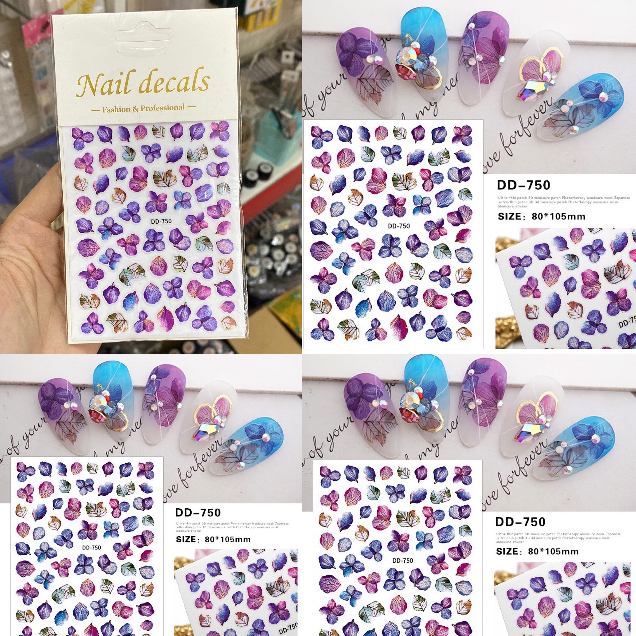 Nhiều Mẫu Sticker Dán Móng Nail Mới - Mini Nails