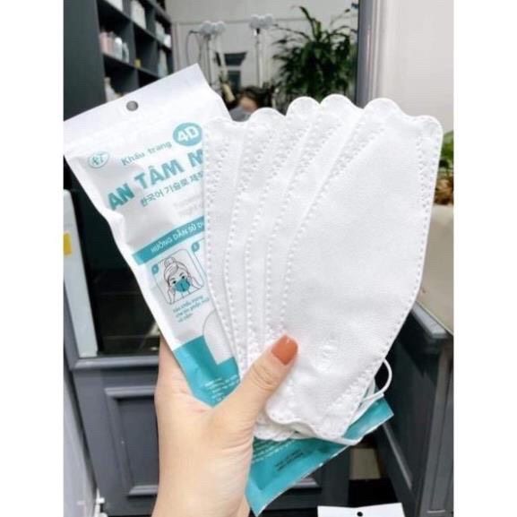 5 bịch 50 cái khẩu trang kf94 hàn quốc chống bụi kháng khuẩn
