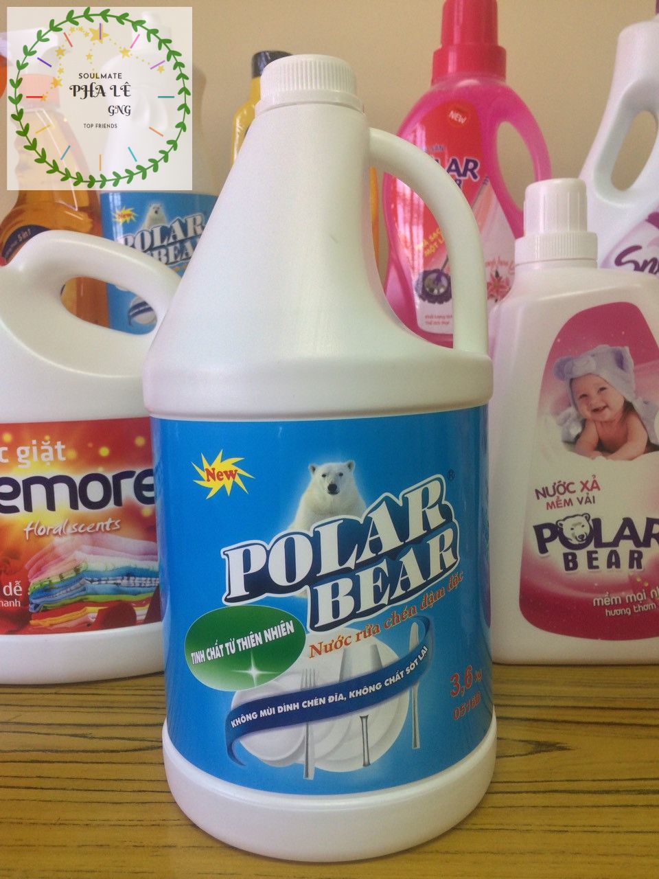 Nước rửa chén POLAR BEAR 3.6kg