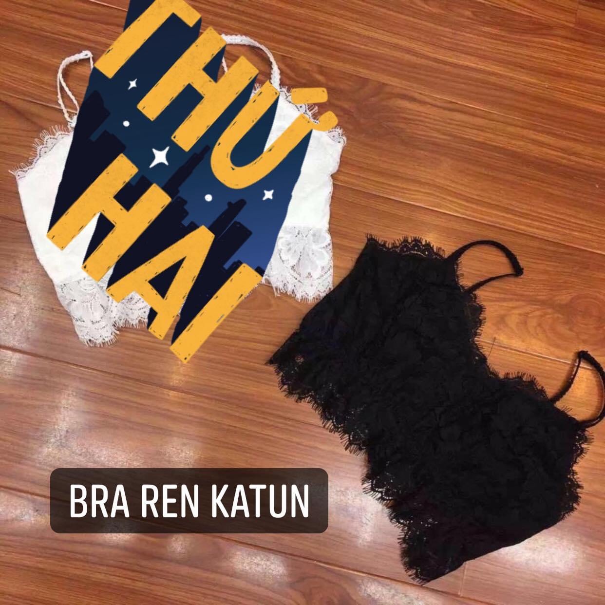 Áo Bara 2 Dây Ren K Mút Siêu Sexy