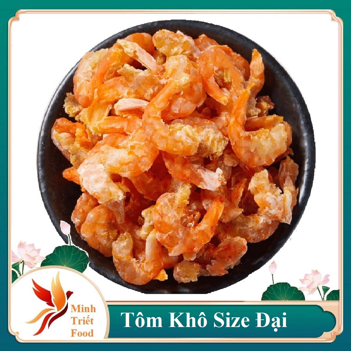 TÔM KHÔ SIZE ĐẠI LOẠI 1 500GR HÚT CHÂN KHÔNG