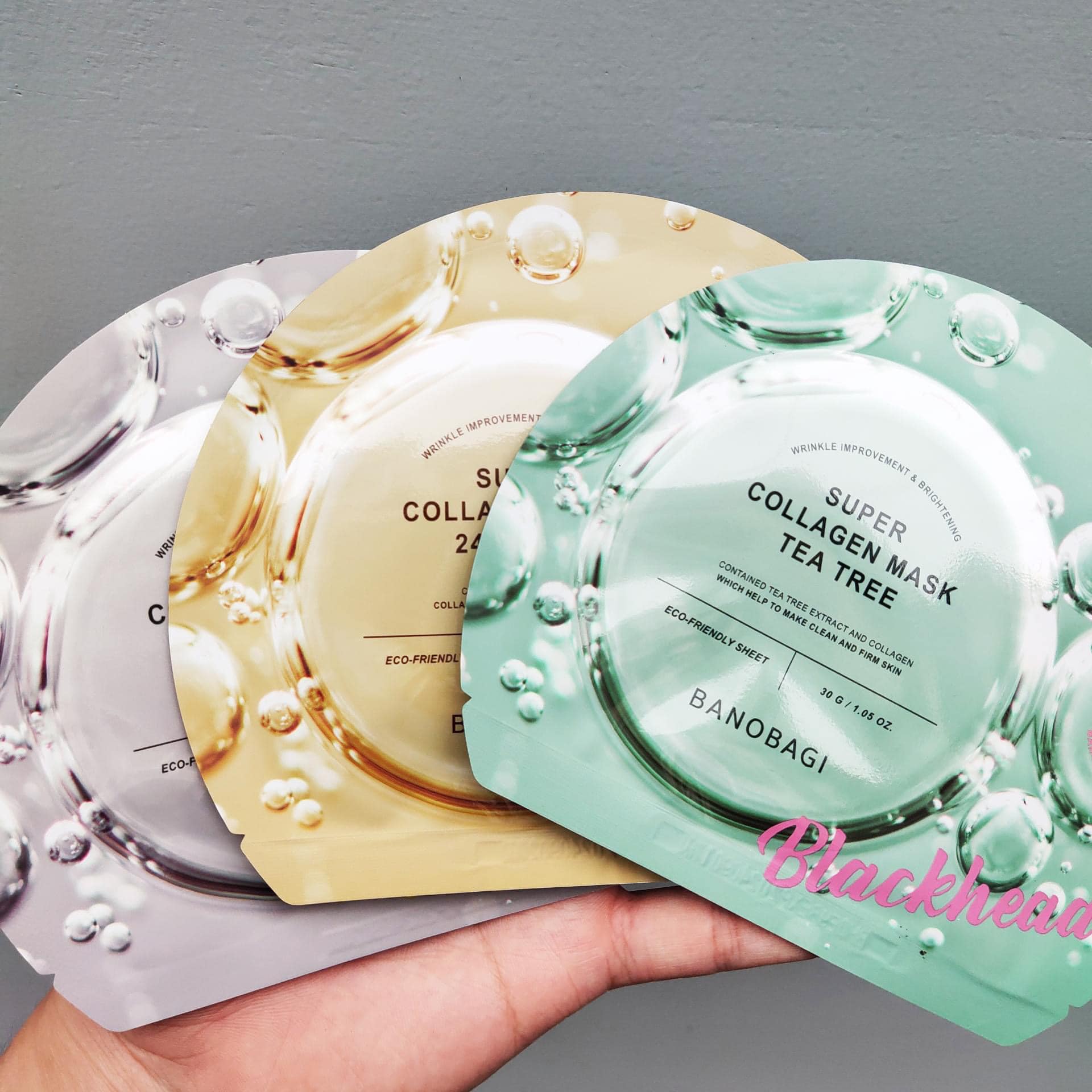 [Hoàn Tiền 8%]Mặt Nạ Banobagi Super Collagen Mask Wrinkle Improvement & Brightening ( Mẫu Mới )