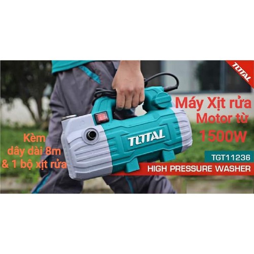 Máy rửa xe Total 1500W