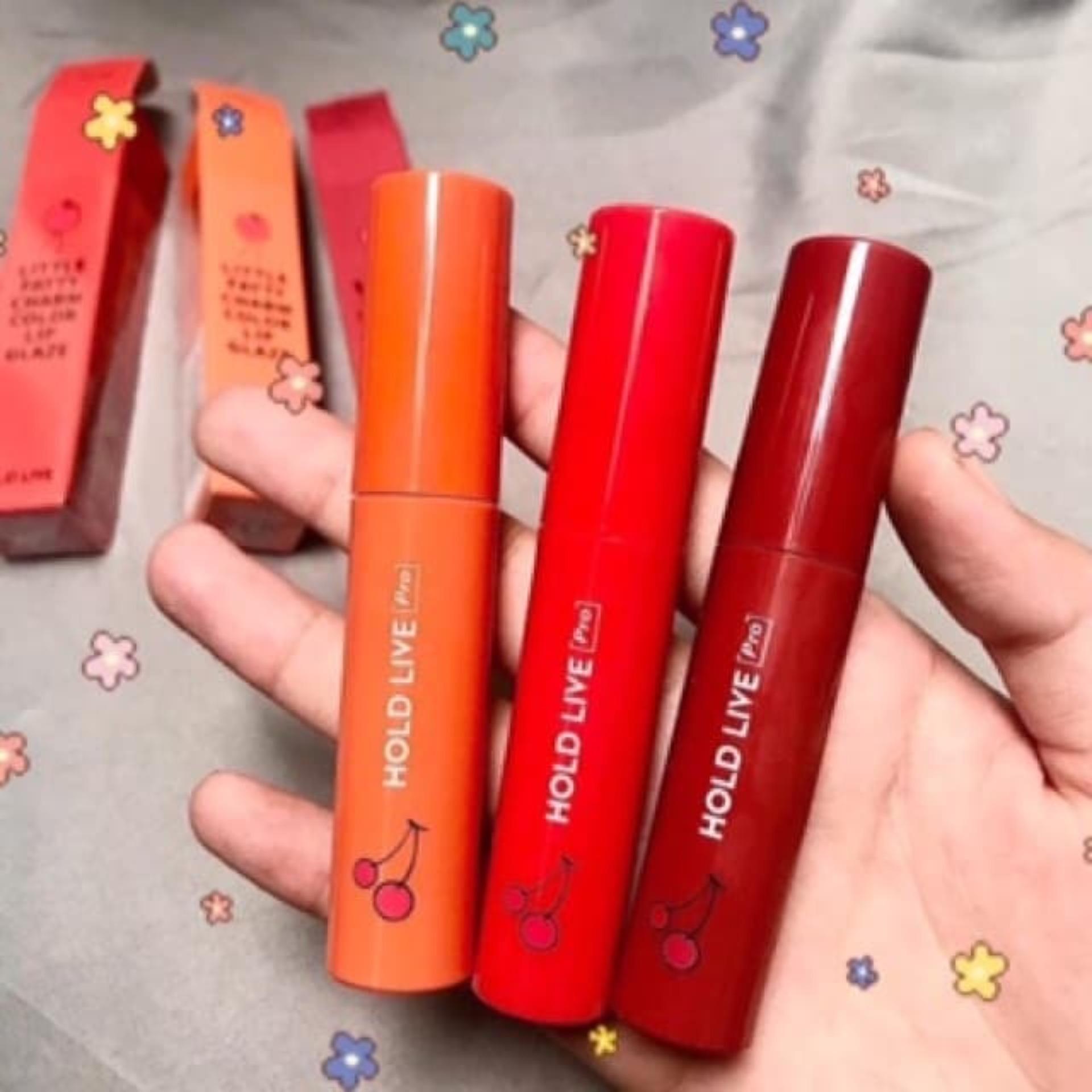 Son kem lì Hold Live Little Fatty Charm Color-303-Đỏ Cam