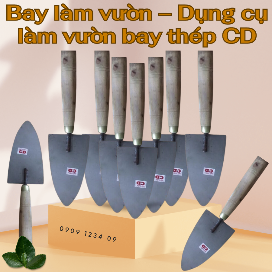 Dụng cụ làm vườn bay thép CD bay làm vườn(Vườn Sài Gòn-Vuon Sai Gon)
