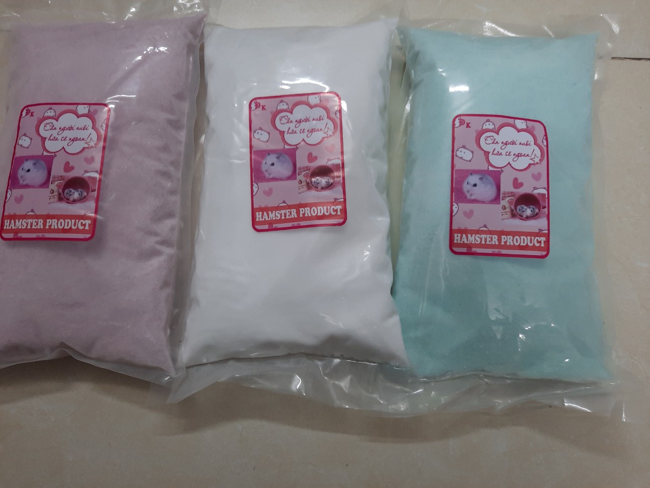 Cát thơm tắm cho sóc , thỏ , bọ ú , hamster