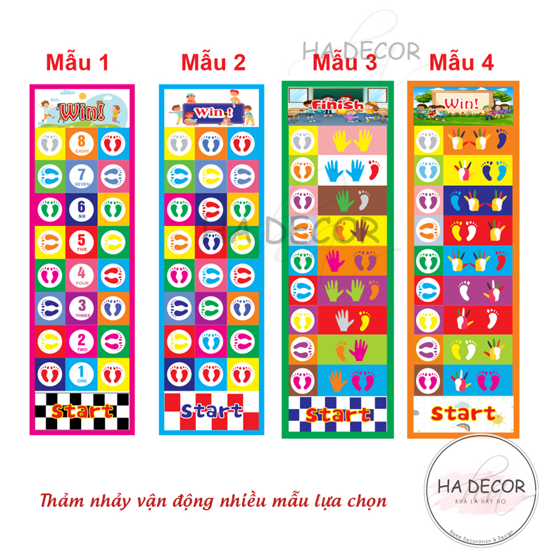 Thảm nhảy vận động cho bé - bạt nhảy jumping mat phát triển kỹ năng vận động
