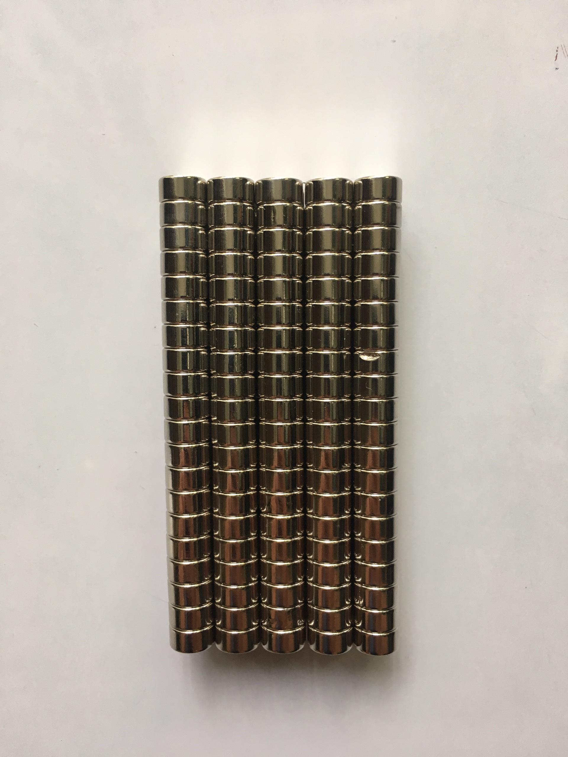 [HCM]Nam Châm NdFeB Siêu Mạnh Ø 10x4mm -  Nam châm Trắng