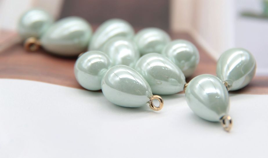 [Set 5c] Hạt  nhựa ánh trai giọt lệ